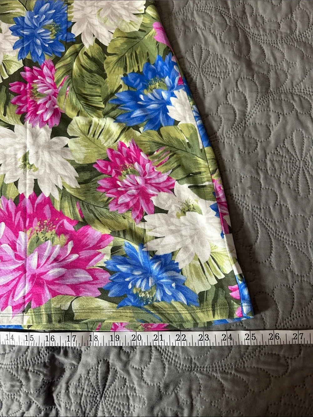 Tommy Bahama Floral V-Neck Mini Dress in Pink, Blue, White & Green
